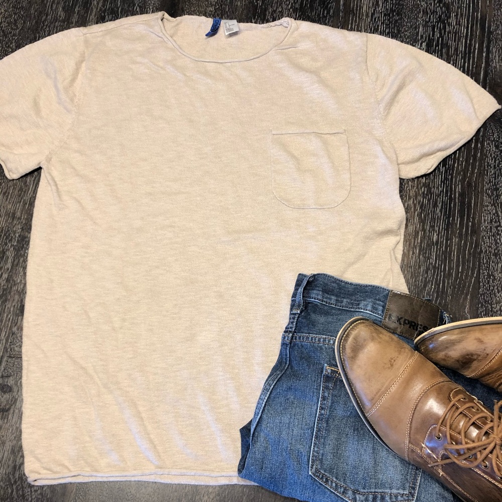 Men’s short sleeve sweater only